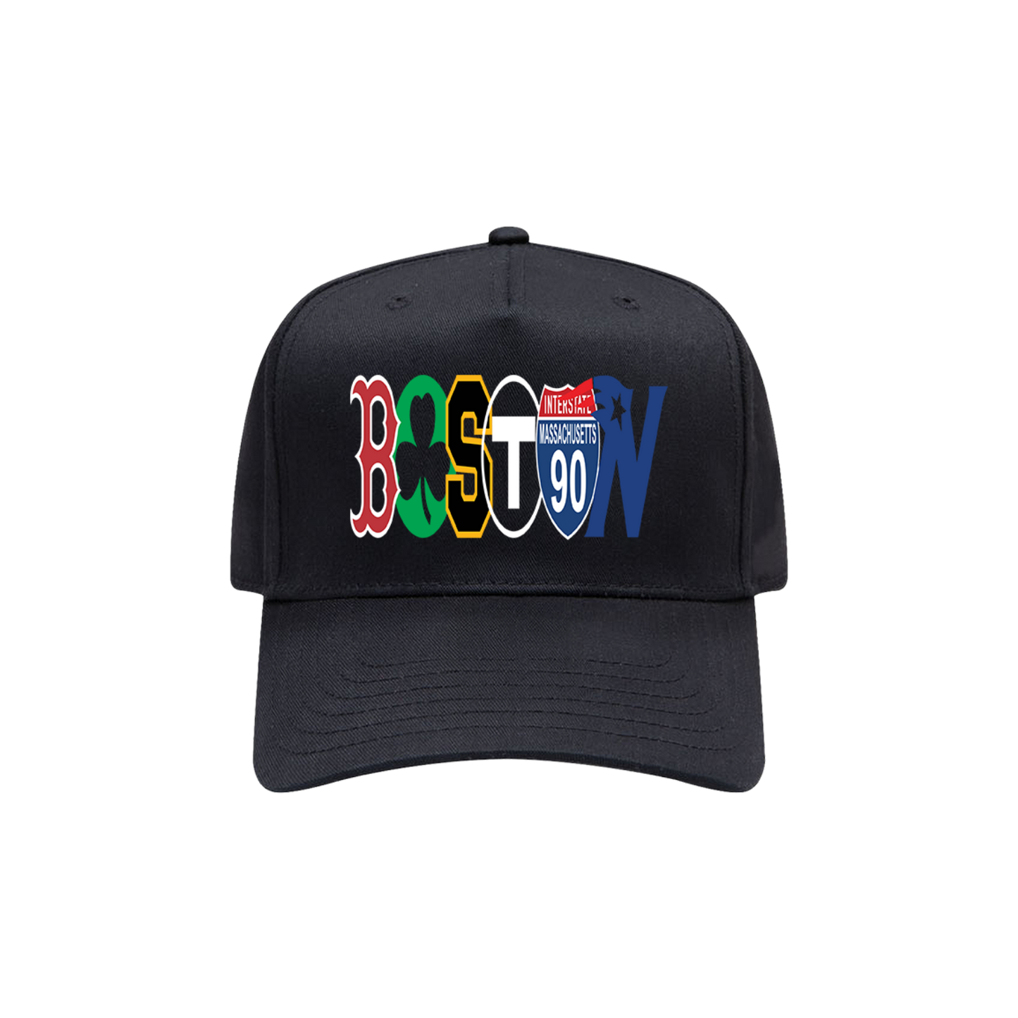 Boston Logo Black Hat