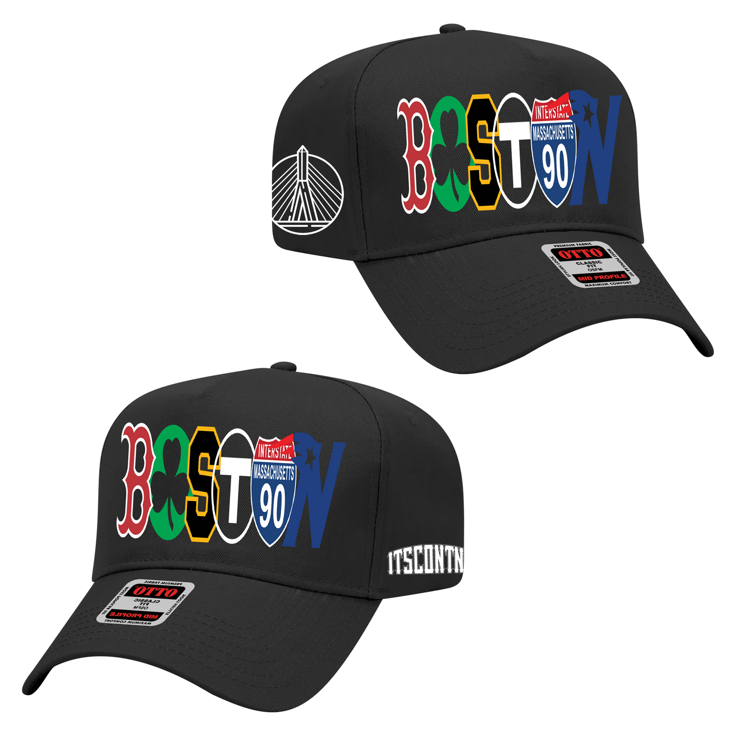 Boston Logo Black Hat