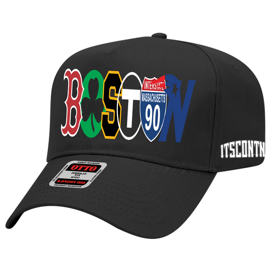 Boston Logo Black Hat