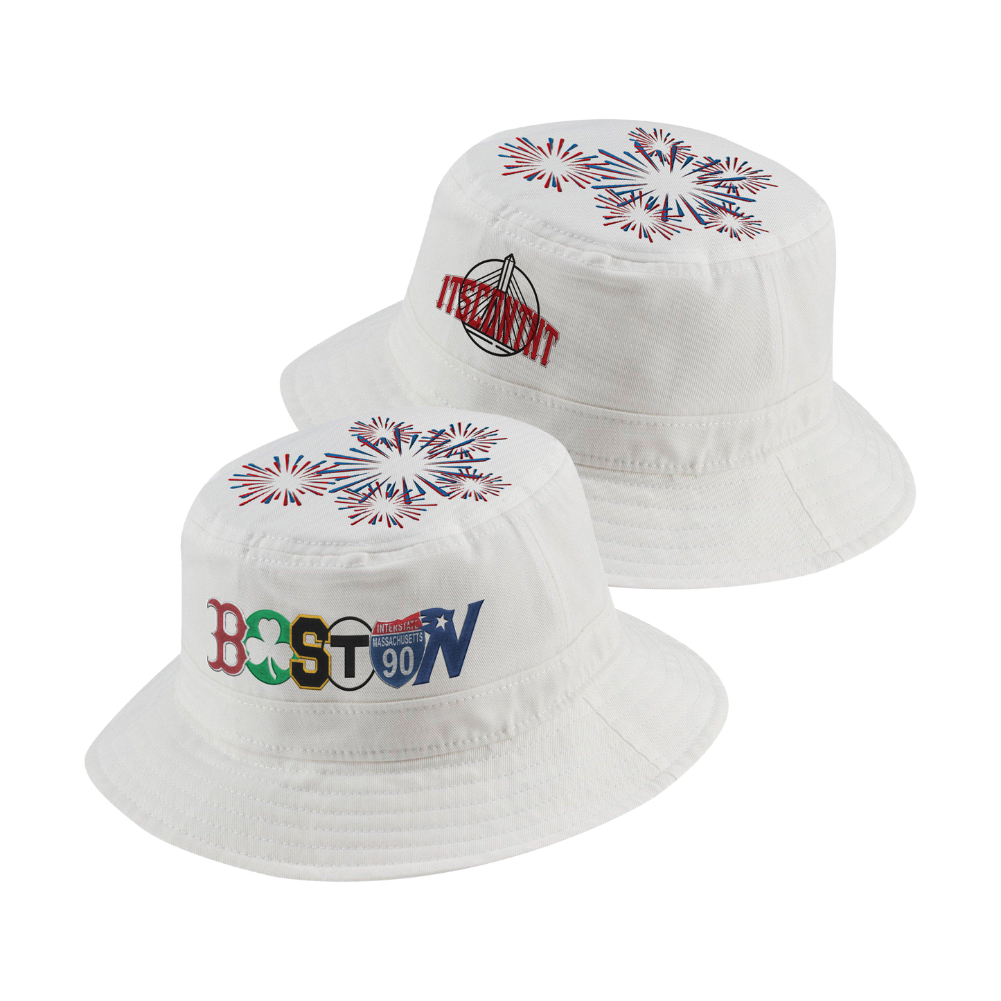 Boston Fireworks Bucket Hat