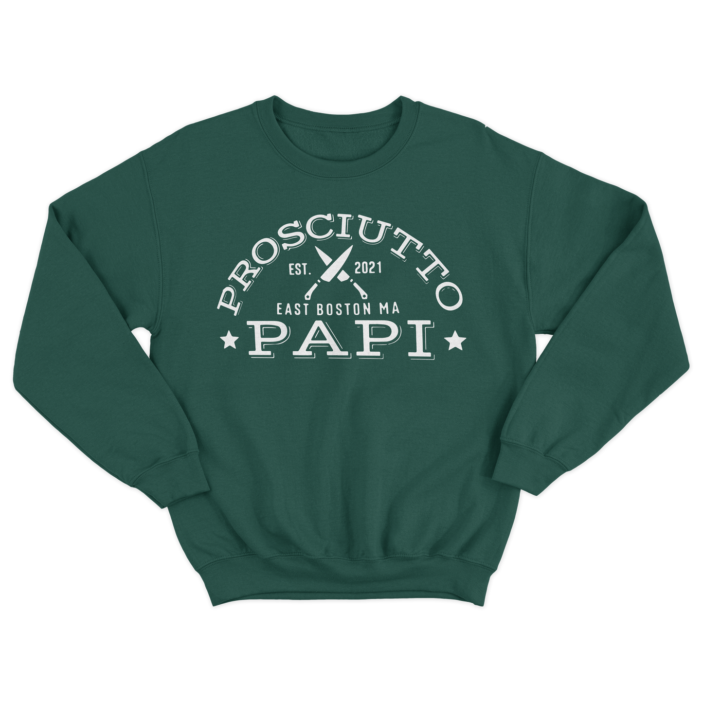 Green Prosciutto Papi Crewneck