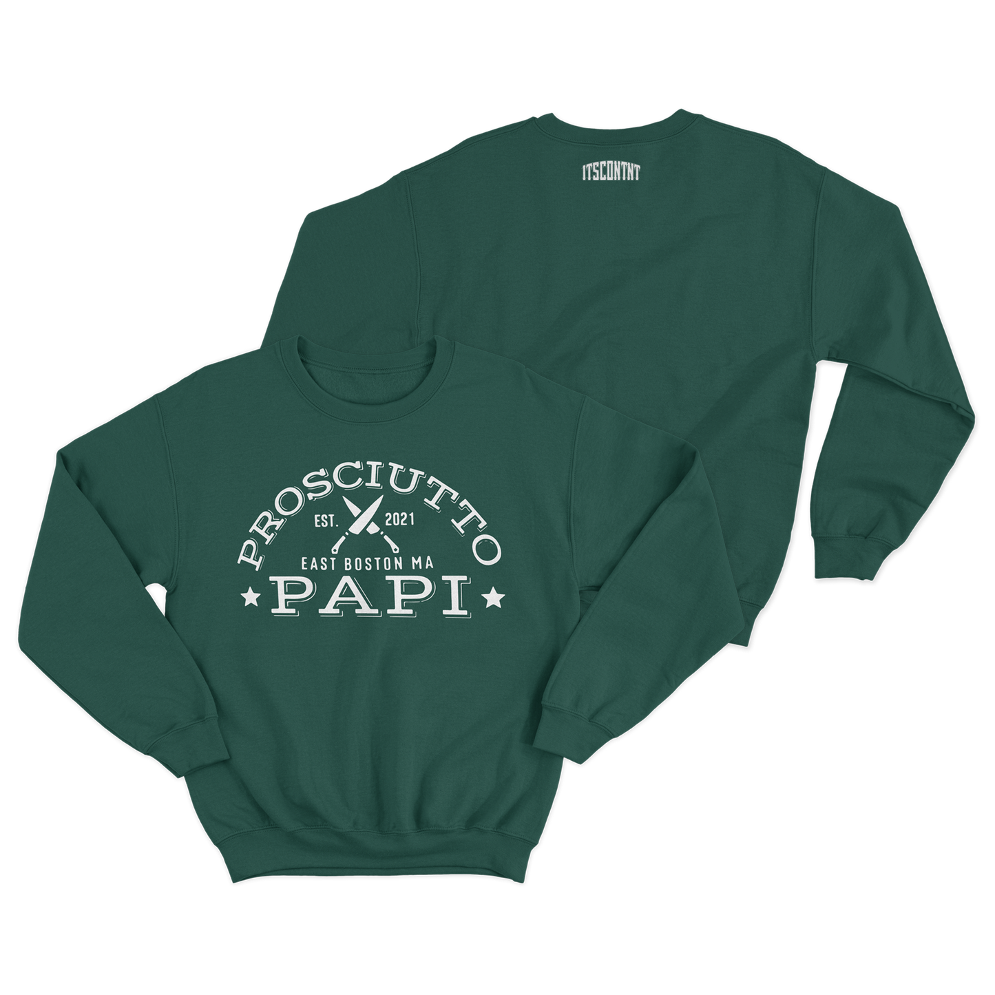 Green Prosciutto Papi Crewneck